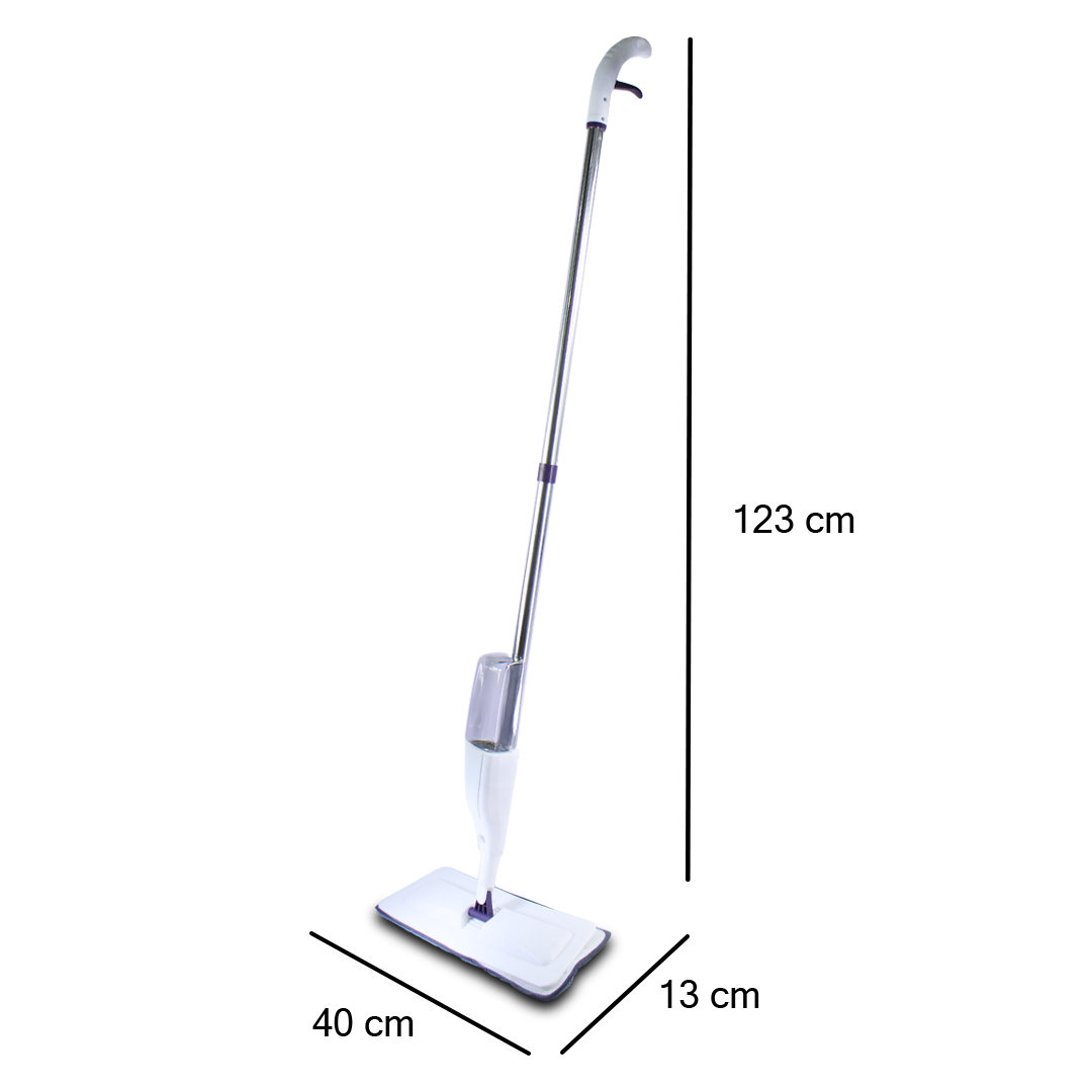 Foto 2 | Trapeador de Piso Aurora Blanco con Microfibras 360 Grados con Rociador Spray