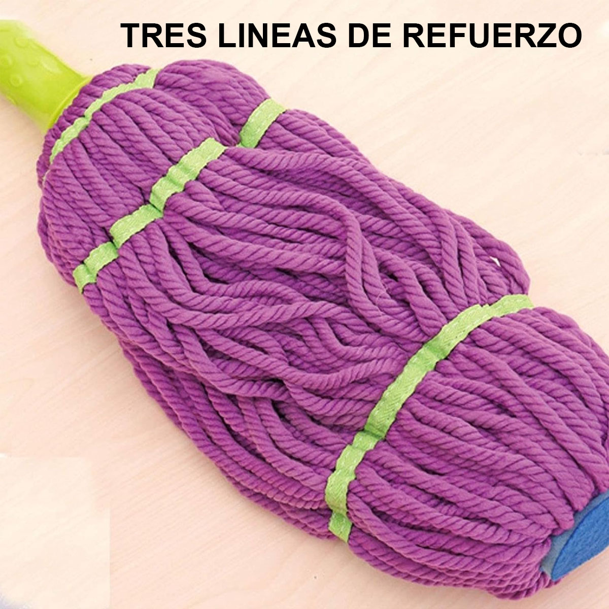 Foto 5 pulgar | Trapeador Mágico Auto Exprimible con Mop de Microfibra Giratorio