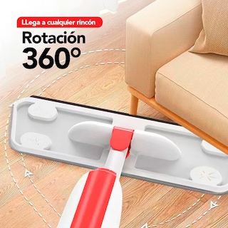 Foto 3 | Trapeador Giratorio 360° Kimhi Spray Mop Con Rociador De Agua Y Mopa De Microfibra