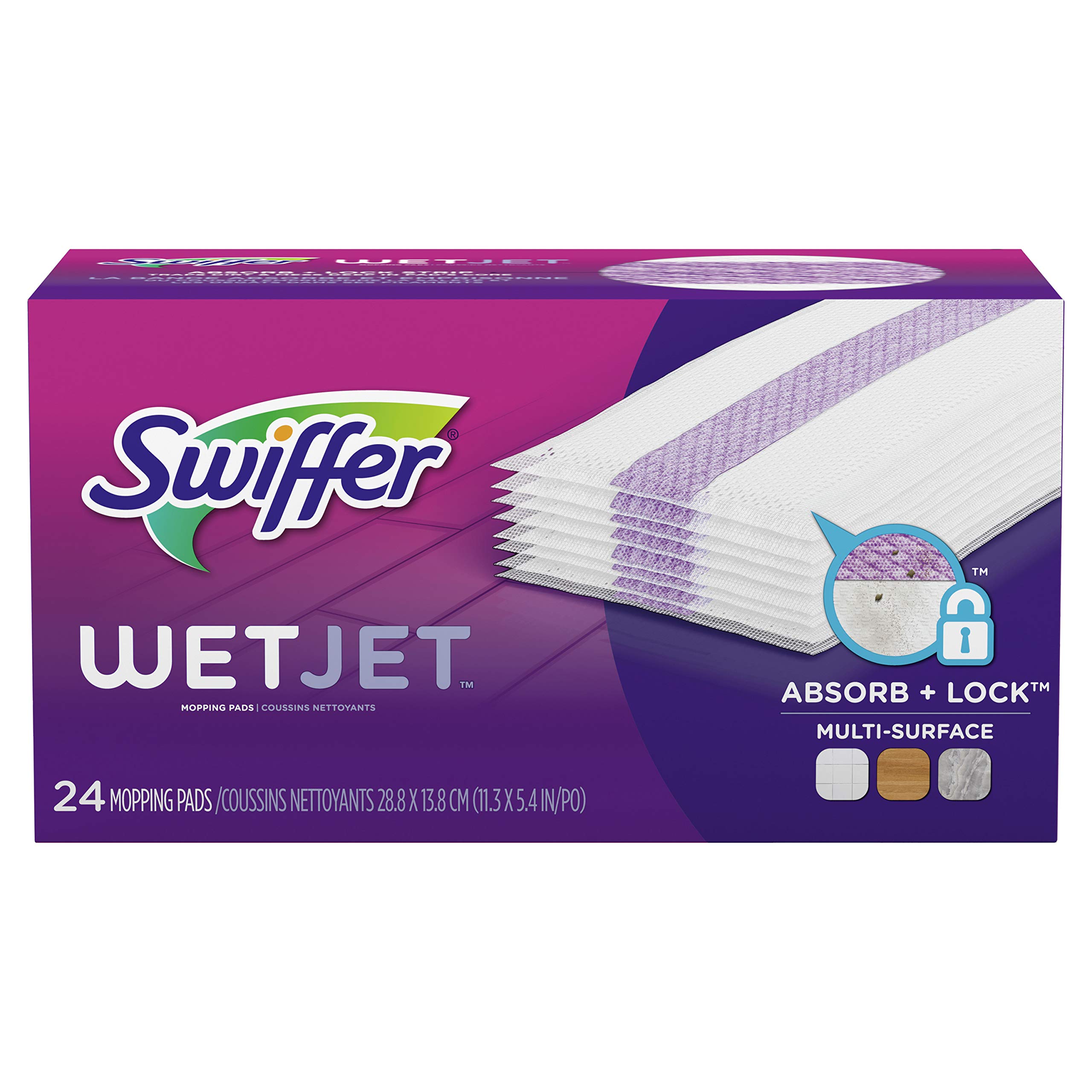 Foto 2 pulgar | Limpiador de Pisos de Madera Dura Mop Pad Refill Swiffer Wetjet X24 - Venta Internacional