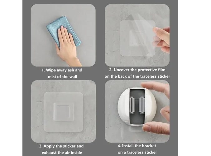 Foto 6 pulgar | Organizador Xtellar Escobas Estante Colgador 4pcs