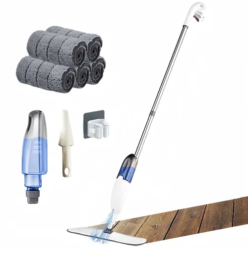 Trapeador Tucson  Spray Mop Microfibra Atomizador 5 Almohadilla