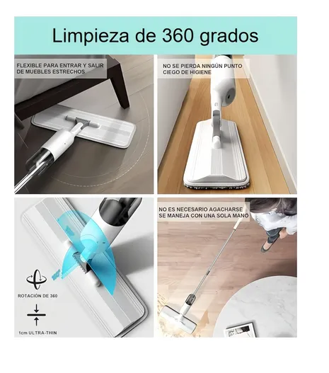 Foto 3 | Trapeador Tucson  Spray Mop Microfibra Atomizador 5 Almohadilla