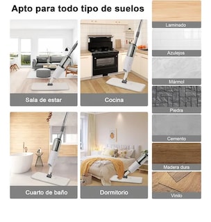 Foto 4 | Trapeador Tucson Spray Mop Microfibra Atomizador 5 Almohadilla