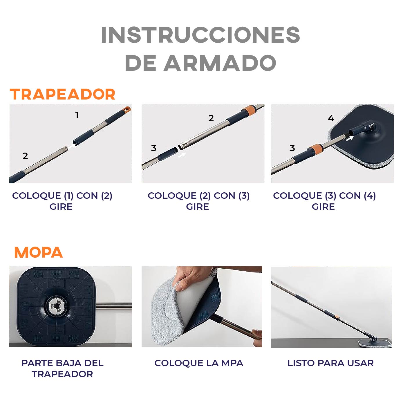 Foto 3 | Mango Repuesto De Trapeador Giratorio