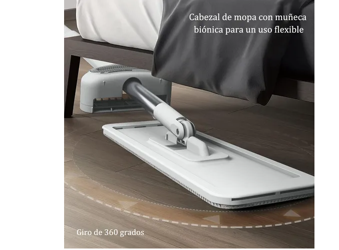 Foto 5 pulgar | Trapeador De Microfibra ,spin 360°mágico Mop Con 4 Repuestos