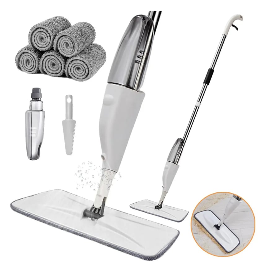 Trapeador Tucson  Spray Mop Microfibra Atomizador 5 Almohadilla $1,060
