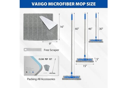 Foto 2 | Trapeador De Microfibra, Spin 360°mágico Mop Con 5 Repuestos