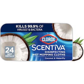 Foto 1 | Paños Desinfectantes Para Trapear Húmedos Clorox Scentiva 24 Recambios - Venta Internacional.