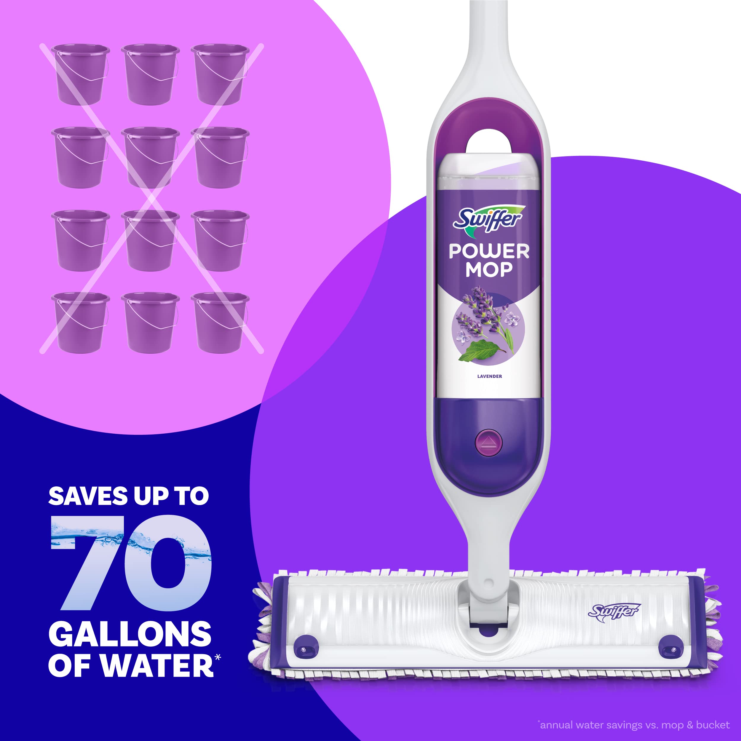 Foto 8 pulgar | Repuesto para Limpiador de Pisos Swiffer Power Mop 750 ml Aroma a Lavanda - Venta Internacional