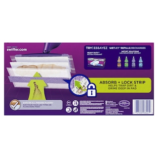 Foto 2 | Limpiador De Pisos De Madera Dura Mop Pad Refill Swiffer Wetjet X12 - Venta Internacional.