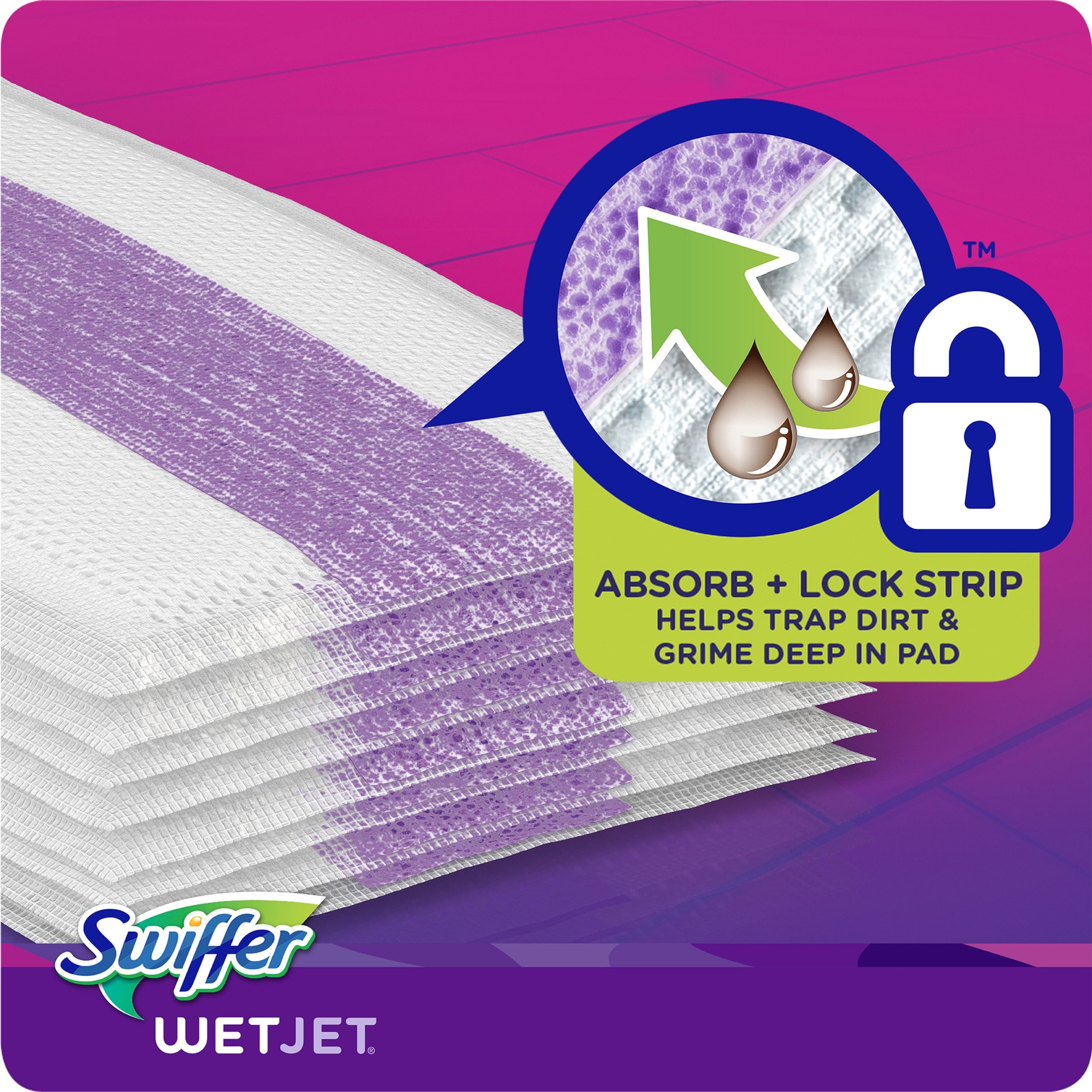 Foto 4 pulgar | Limpiador De Pisos De Madera Dura Mop Pad Refill Swiffer Wetjet X12 - Venta Internacional.