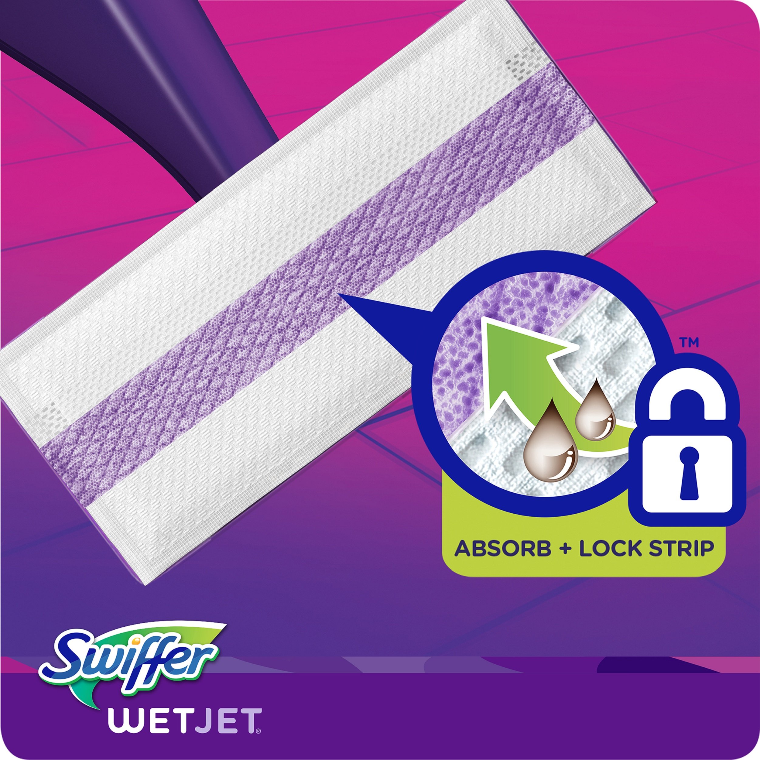 Foto 4 | Limpiador De Pisos De Madera Dura Mop Pad Refill Swiffer Wetjet X12 - Venta Internacional.