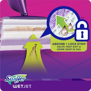 Foto 5 | Limpiador De Pisos De Madera Dura Mop Pad Refill Swiffer Wetjet X12 - Venta Internacional.