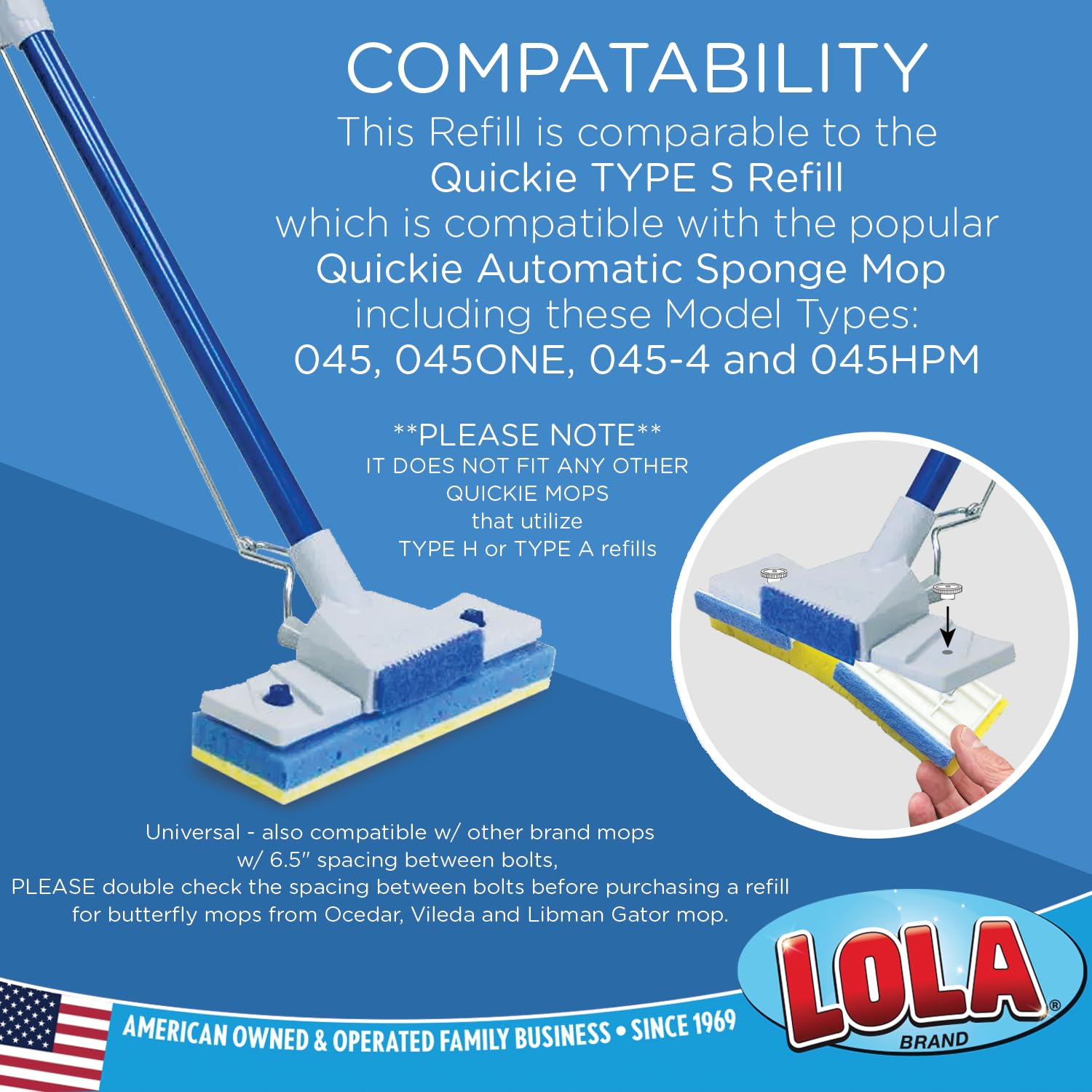 Foto 4 pulgar | Recambio Para Mopa Lola Squeeze Matic Butterfly  23 Cm  Paquete De 2 - Venta Internacional.
