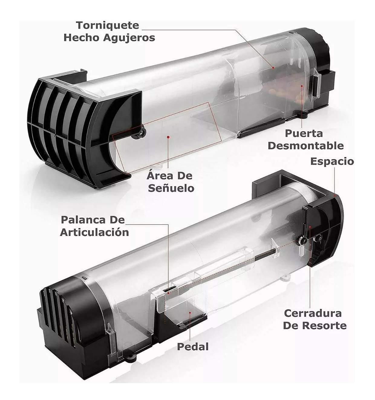 Foto 5 pulgar | Trampa para Ratones Belug  Automática 2 Piezas