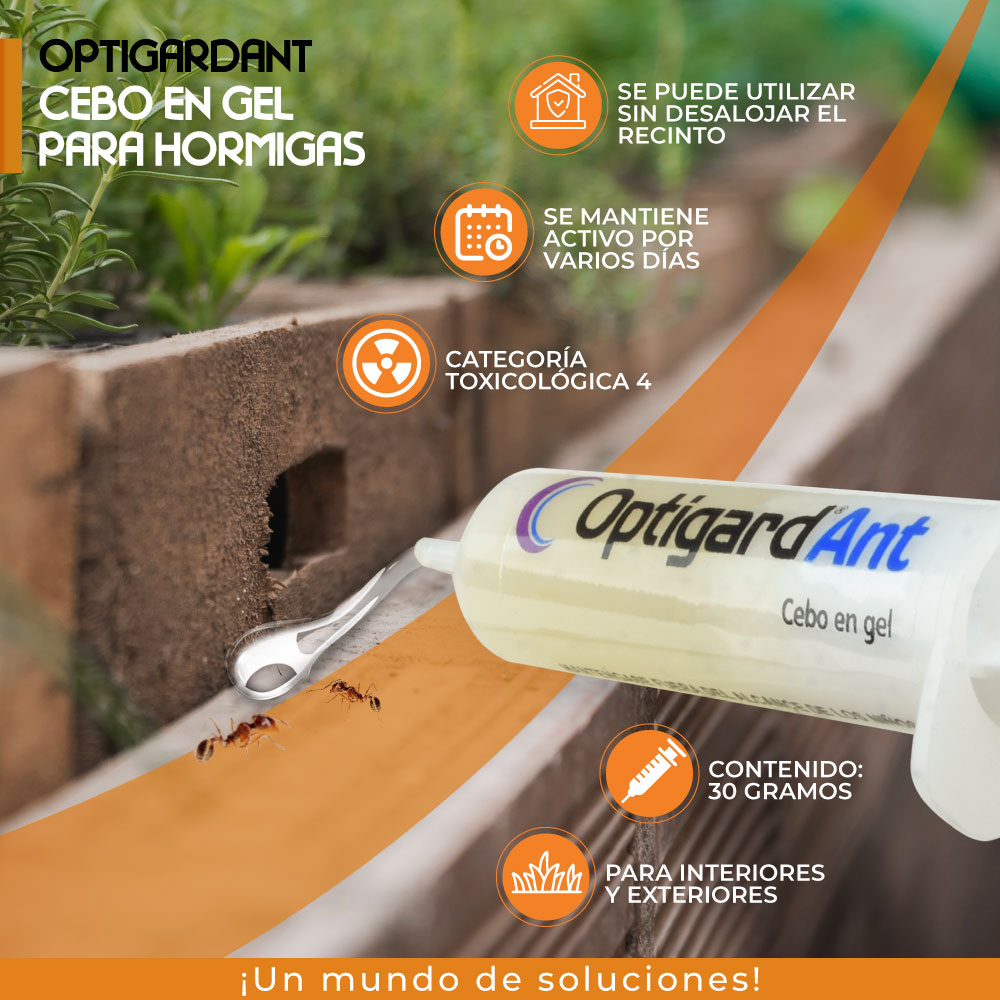 Foto 6 | Cebo en Gel contra Hormigas OptigardAnt 027SM Jeringa 30 g