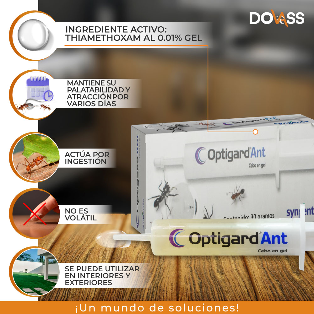 Foto 8 pulgar | Cebo en Gel contra Hormigas OptigardAnt 027SM Jeringa 30 g