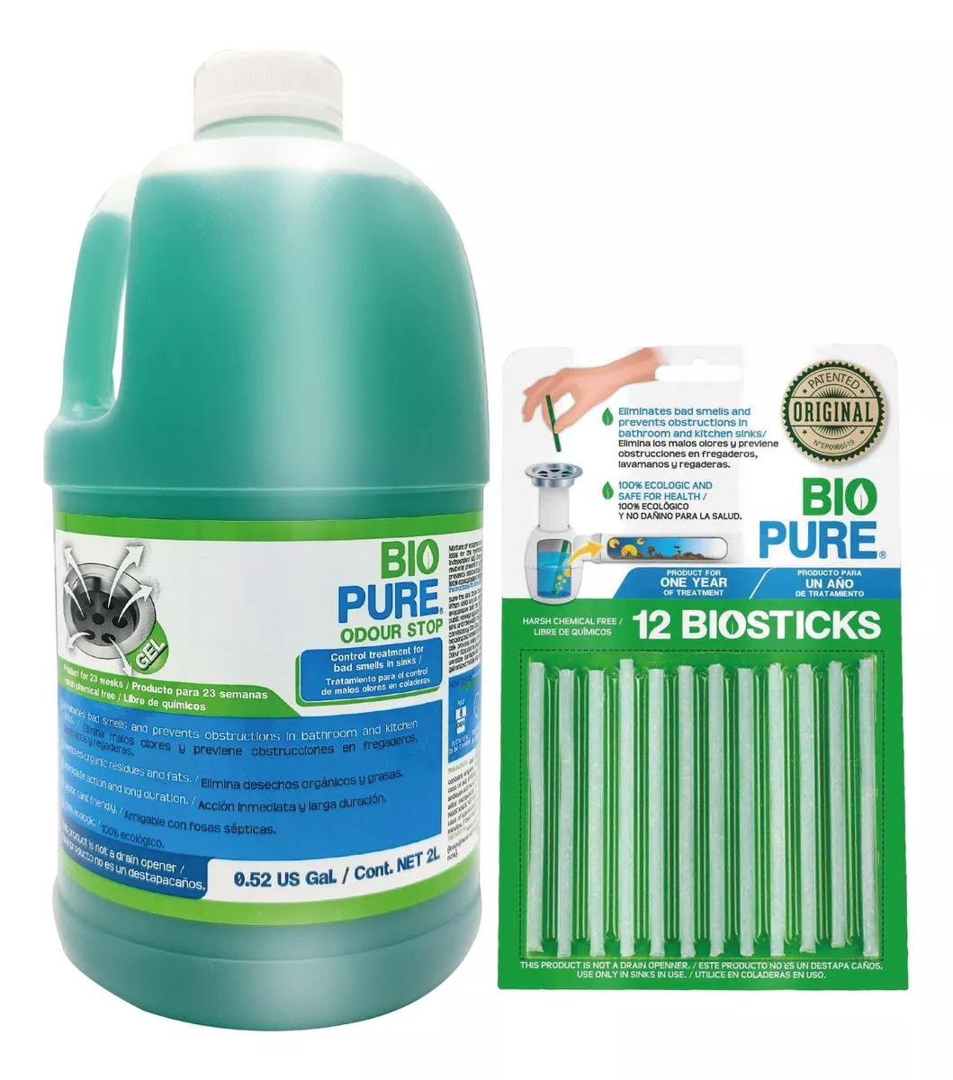Foto 2 pulgar | Kit Biostick + Odour Stop Para Control De Malos Olores (2l)