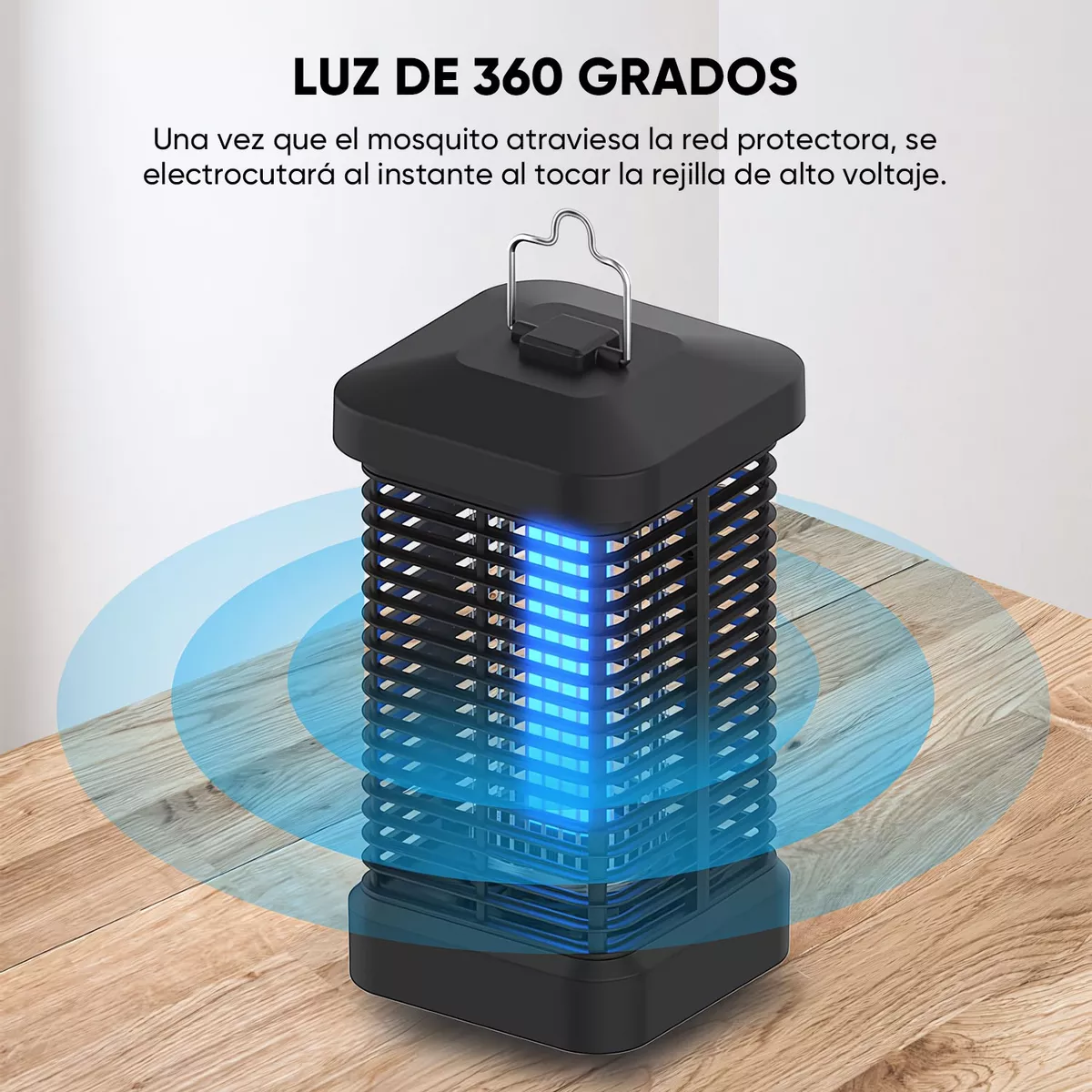 Foto 3 pulgar | Lámpara Matamosquitos Eléctrica Portátil 4200 v Eo Safe Imports Esi-14102 Negro