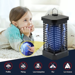 Foto 3 | Lámpara Matamosquitos Eléctrica Portátil 4200 v Eo Safe Imports Esi-14102 Negro