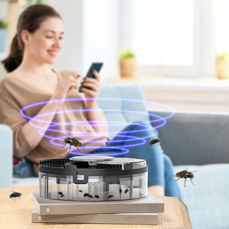 Foto 2 | Recogedor Automático De Trampas Para Interiores Con Dispositivo Eléctrico Para Plagas De Moscas - Venta Internacional.