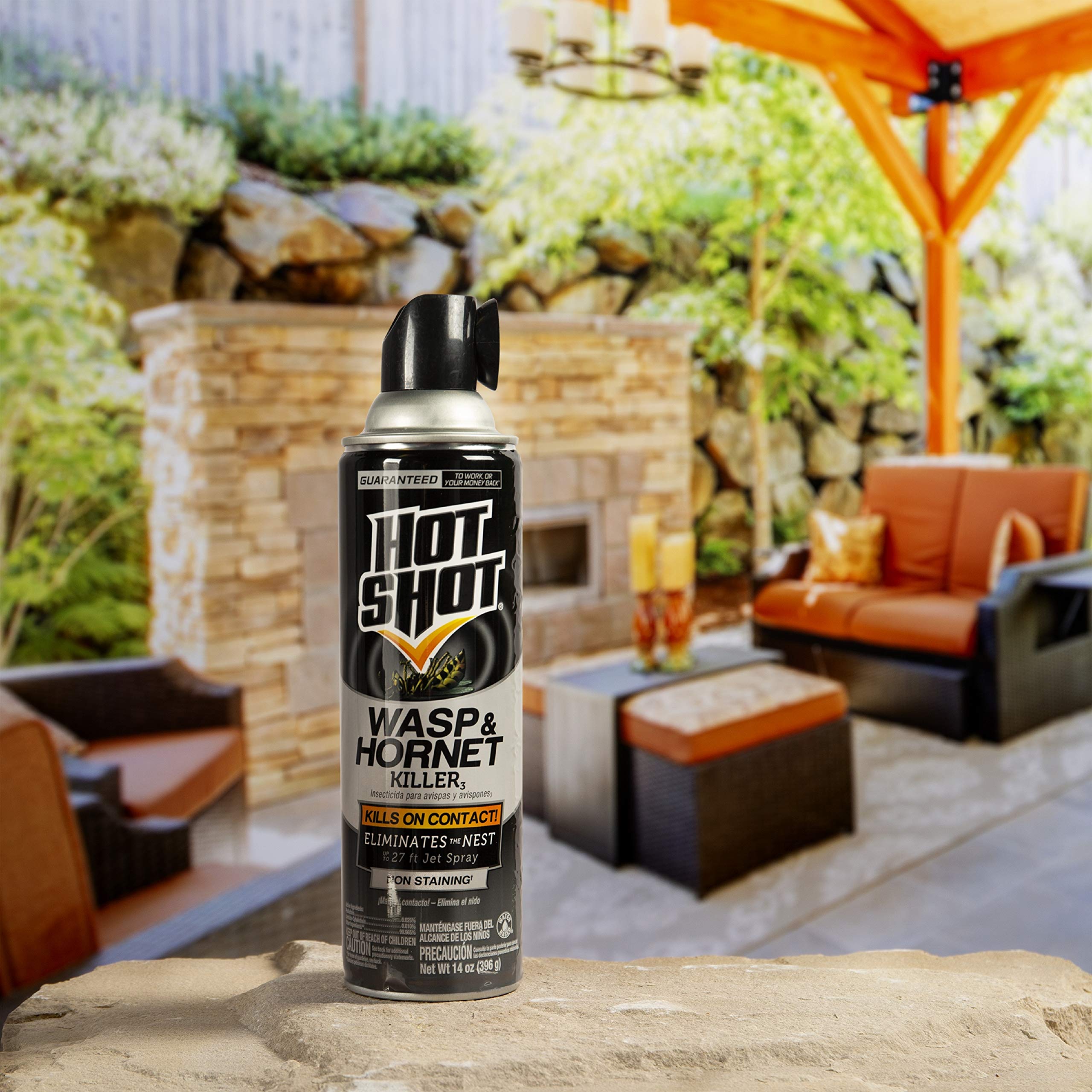 Foto 3 pulgar | Aerosol Para Matar Avispas Y Avispas Hot Shot, 414 Ml, 8 M - Venta Internacional.
