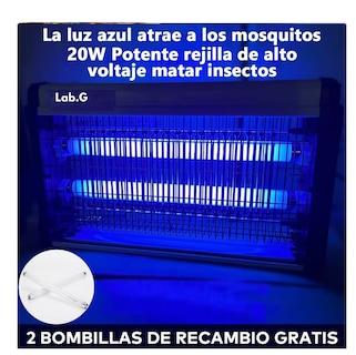 Foto 4 | Lámpara Mata Mosquitos Lab.g Eléctrico Matamoscas 20w, Negro