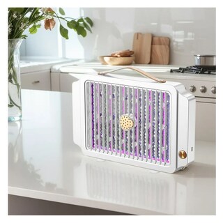 Foto 4 | Lampara Eléctrica Recargable Mata Mosquitos Con Luz Ultravioleta Y Resistencias Electrificadas