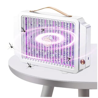 Foto 6 | Lampara Eléctrica Recargable Mata Mosquitos Con Luz Ultravioleta Y Resistencias Electrificadas