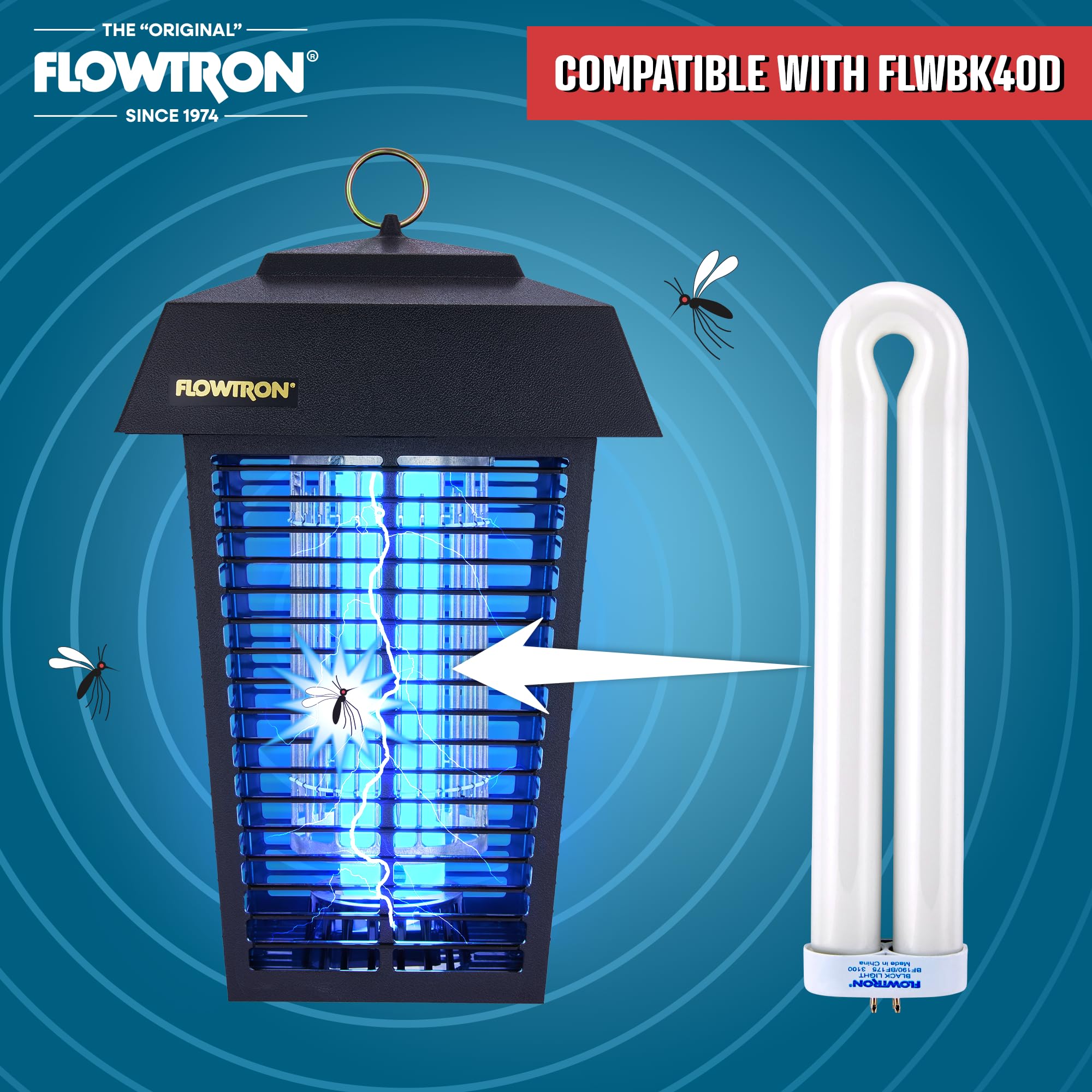 Foto 4 pulgar | Bombilla Uv De Repuesto Flowtron Bf-190 Para Flowtron Bk-40d - Venta Internacional.