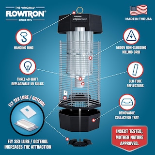 Foto 4 | Fly Control Flowtron De 2000 M² Para Interiores Y 2 Acres Para Exteriores, 120 W - Venta Internacional.