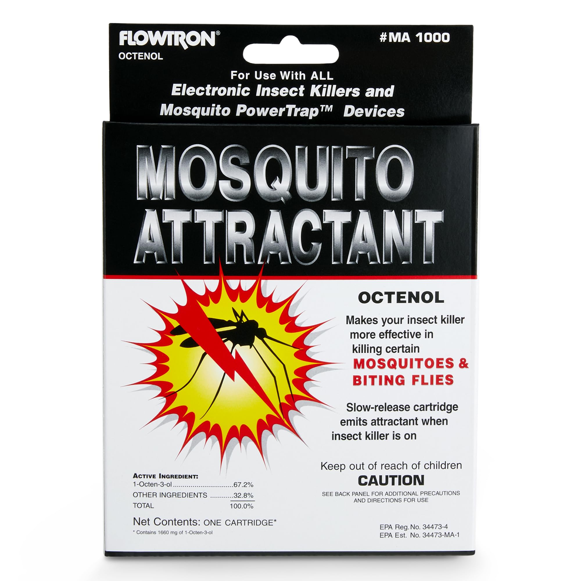 Foto 7 pulgar | Cartucho Atrayente De Mosquitos Flowtron Ma-1000 Octenol, Paquete De 3 - Venta Internacional.
