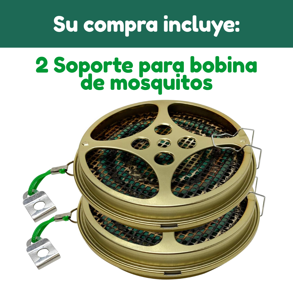 Foto 4 pulgar | Soporte Quemador de Repelente Colgante 2 Piezas
