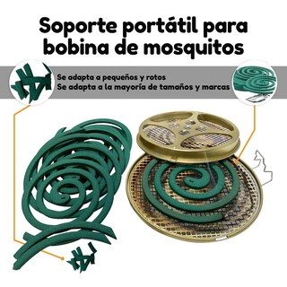 Foto 4 | Soporte Quemador de Repelente Colgante 2 Piezas