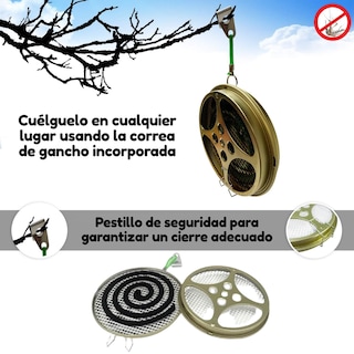 Foto 5 | Soporte Quemador de Repelente Colgante 2 Piezas