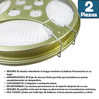 Foto 6 | Soporte Quemador de Repelente Colgante 2 Piezas