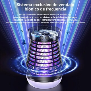 Foto 3 | Trampa Para Insectos Matamoscas Para El Hogar Patio Camping Exterior Eo Safe Imports Esi-20539 Negro