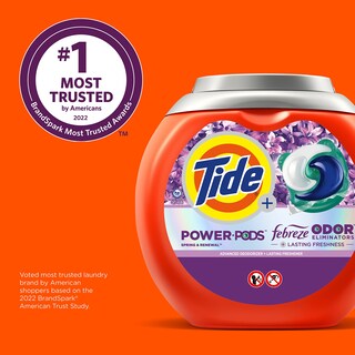 Foto 6 | Detergente Para Ropa Pacs Tide Power Pods, 45 Unidades, Aroma Primaveral - Venta Internacional.