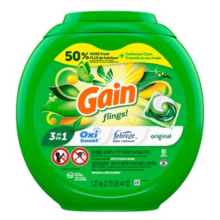 Foto 2 | ¡paquetes De Jabón Y Detergente Para Ropa Gain Flings! Compatible Con Hse De 60 Quilates - Venta Internacional.