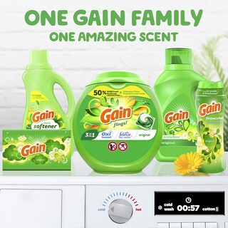 Foto 7 | Detergente Para Ropa Pacs Gain Flings Original Scent 112 Unidades - Venta Internacional.