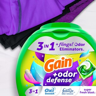 Foto 3 | Detergente Y Jabón Para Ropa Gain Flings, 112 Unidades - Venta Internacional.