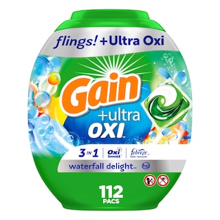 Foto 1 | Detergente Para Ropa Pacs Gain Flings Ultra Oxi 112 Unidades - Venta Internacional.