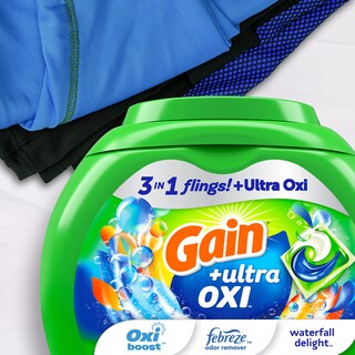 Foto 3 | Detergente Para Ropa Pacs Gain Flings Ultra Oxi 112 Unidades - Venta Internacional.