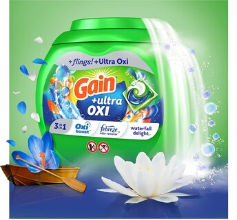 Foto 7 | Detergente Para Ropa Pacs Gain Flings Ultra Oxi, 60 Unidades - Venta Internacional.