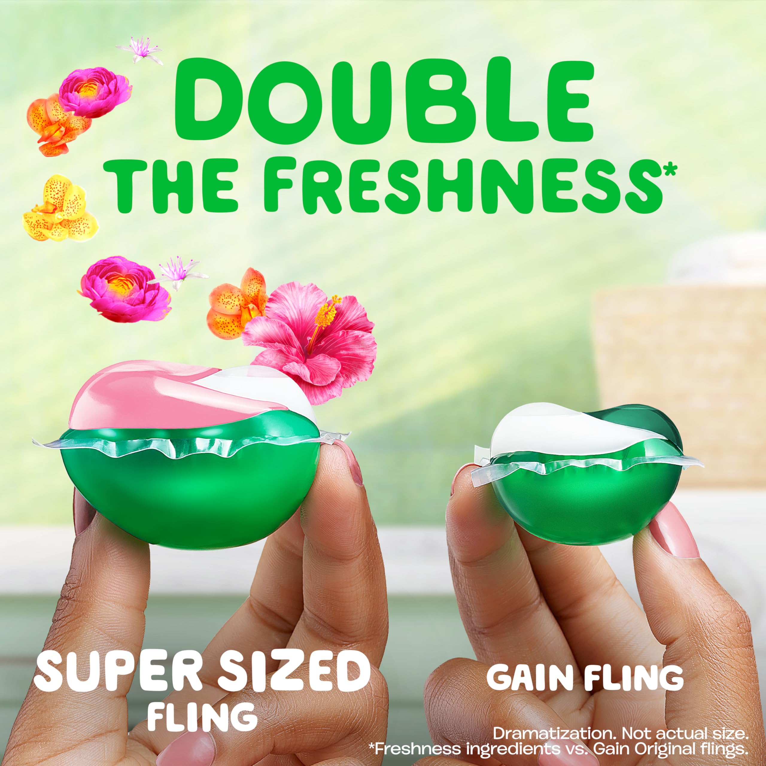 Foto 3 pulgar | Detergente para Ropa Gain Tamaño Grande 1 Frasco con 32 Piezas - Venta Internacional