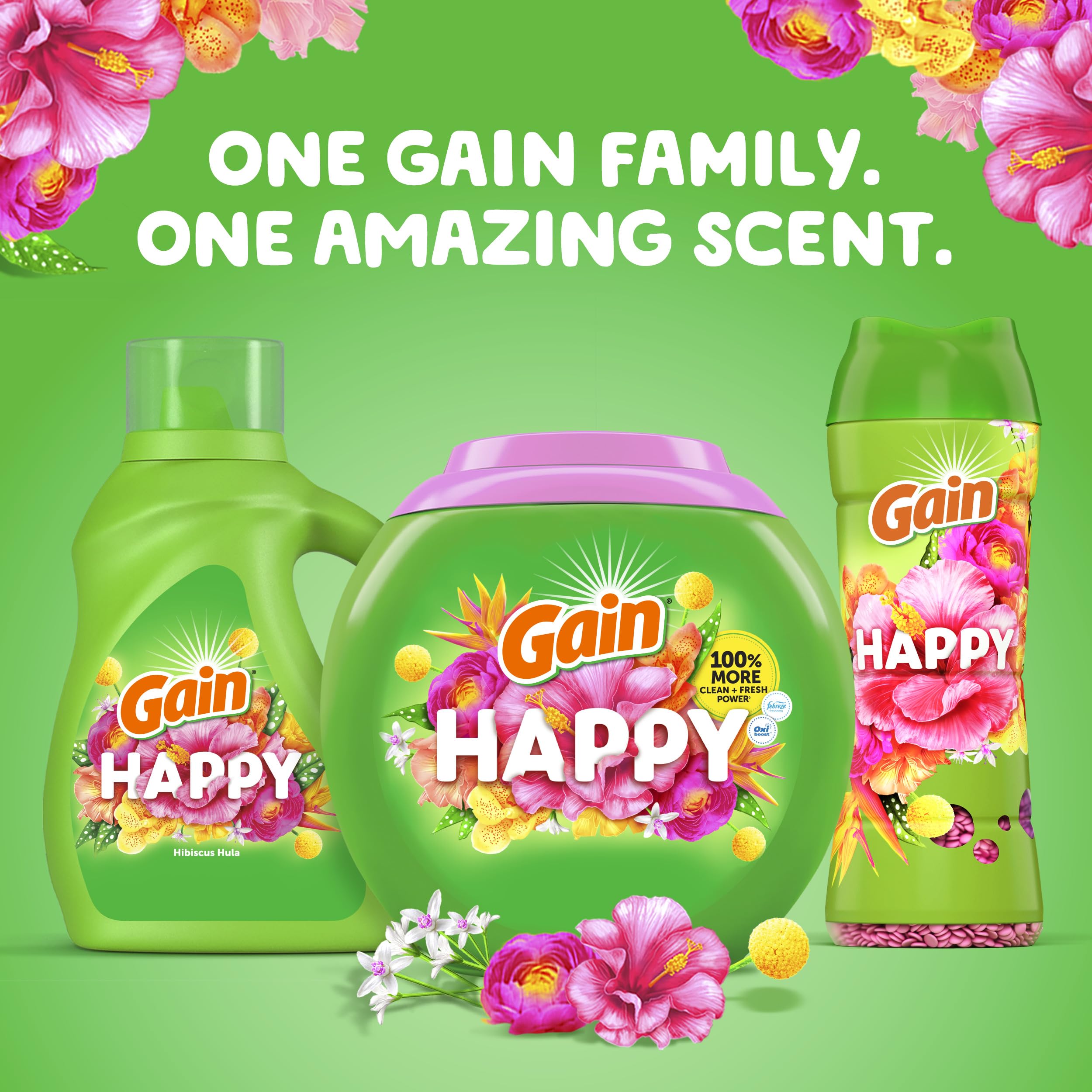 Foto 7 | Detergente para Ropa Gain Tamaño Grande 1 Frasco con 32 Piezas - Venta Internacional
