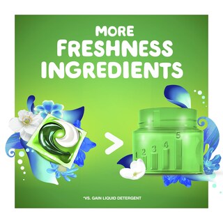 Foto 6 | Detergente Gain Flings! Blissful Breeze 81 Unidades - Venta Internacional