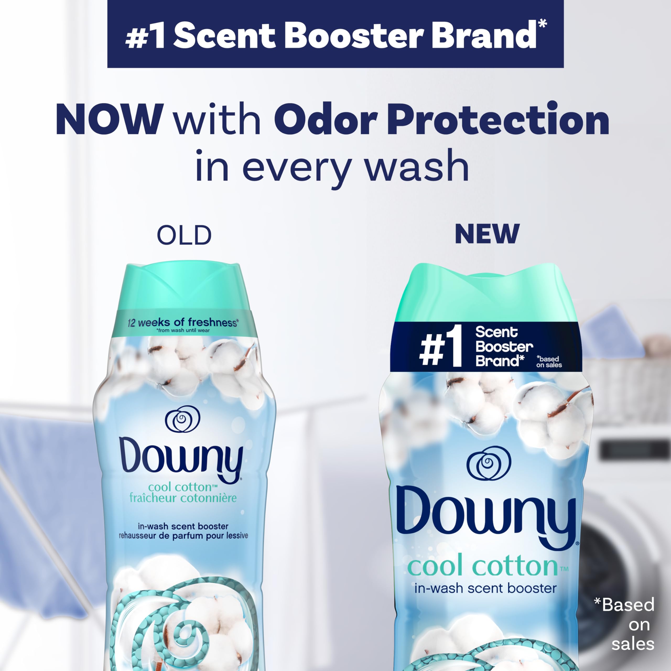Foto 5 pulgar | Perlas De Algodón Downy Cool Booster Para Ropa, 710 Ml - Venta Internacional.