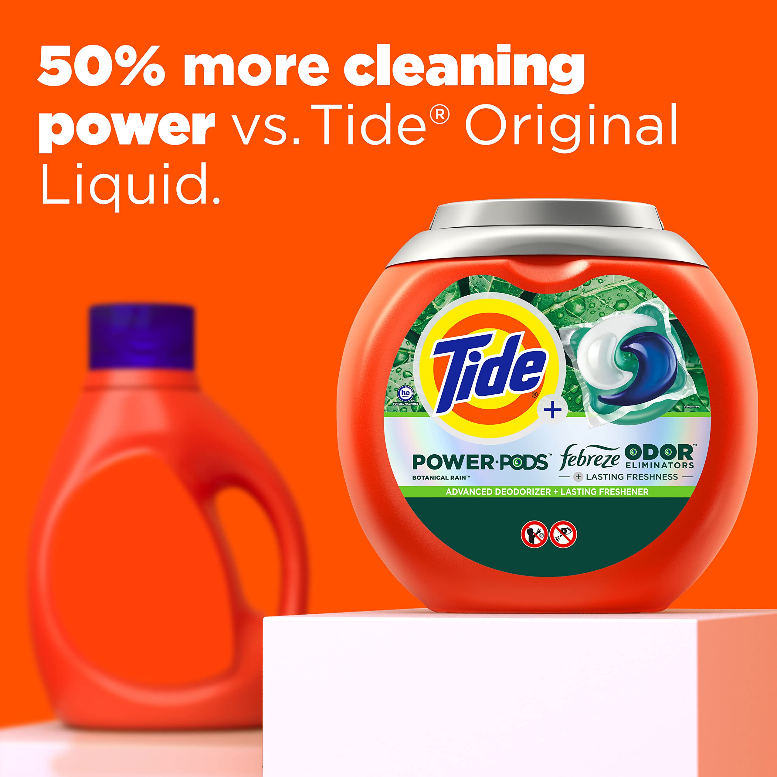 Foto 6 pulgar | Detergente Para Ropa Pacs Tide Power Pods, 45 Unidades - Venta Internacional.